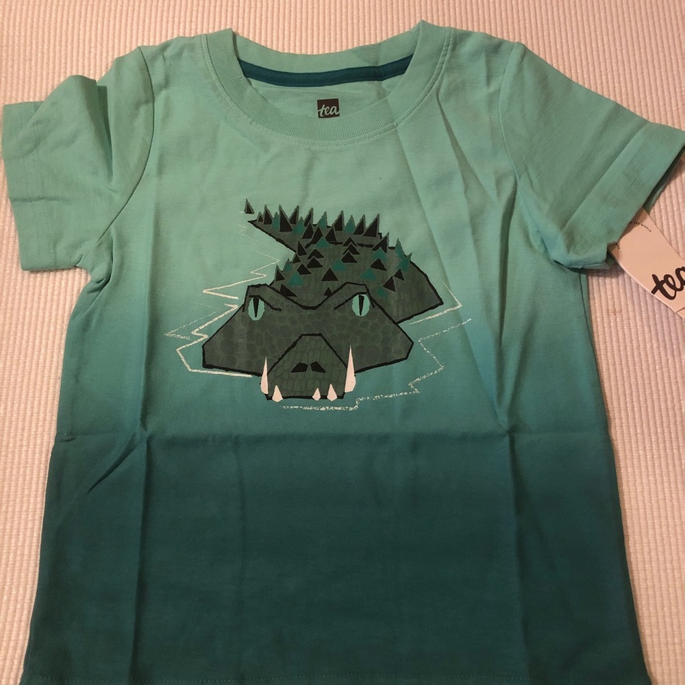Tea Collection Crocodile Short Sleeve Shirt